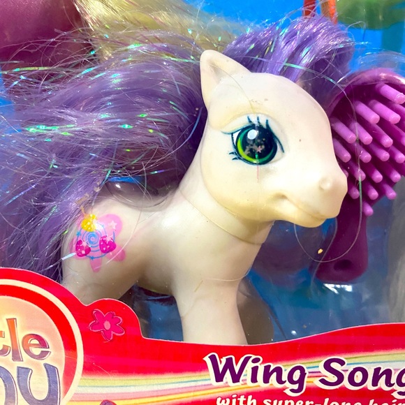 MY LITTLE PONY G3 VTG 2003 WIND SONG & BABY GOODY GUMDROP WITH SUPER LONG HAIR - Picture 2 of 11